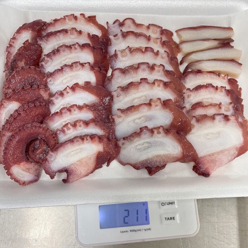 강원더몰,동해안 자연산 피문어 슬라이스 1팩(200g)